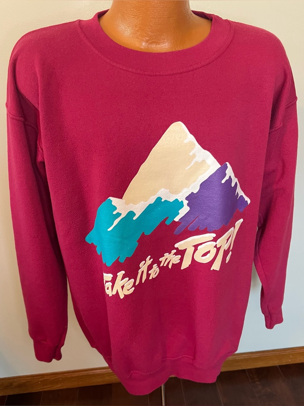 Vintage Little Brownie Originals Girl Scouts Take It To The Top Sweatshirt Large